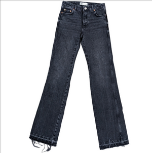 Zara Ness Washed Black Jeans Size 4